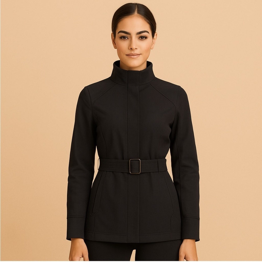 North End Sport Ladies Jacket XS Warm Logik Ute Technology Black Belted Coat